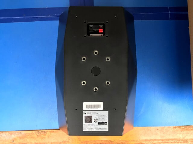 コンパクトスピーカー　６０Ｗ　黒[F-2000BM]