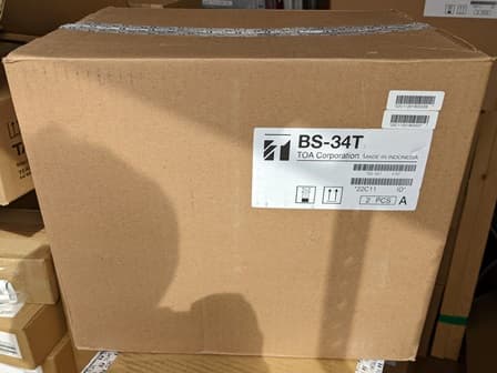 木製壁掛型スピーカー ATT付　2台セット[BS-34T],TOA