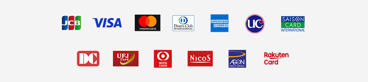 小山通信ショップでは決済でクレジットカード決済が可能です。JCB、VISA、MASTER、DINERSなどなど。